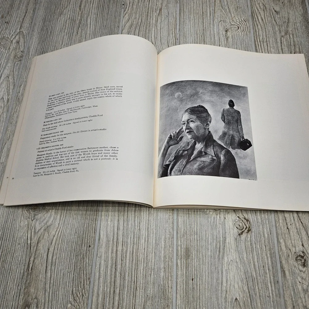 Andrew Wyeth 1966 Exhibition Catalog Abercrombie & Fitch PAFA Vintage‎ Art Book